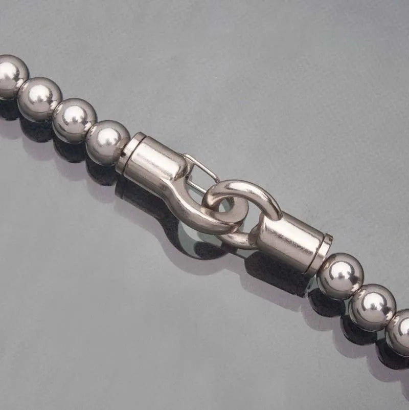 1M Chinese Style Steel Whip Bracelet Necklace Chain Prayer Beads Self Defense Waist Faith Buddha Men's EDC Gadgets Punk Jewelry