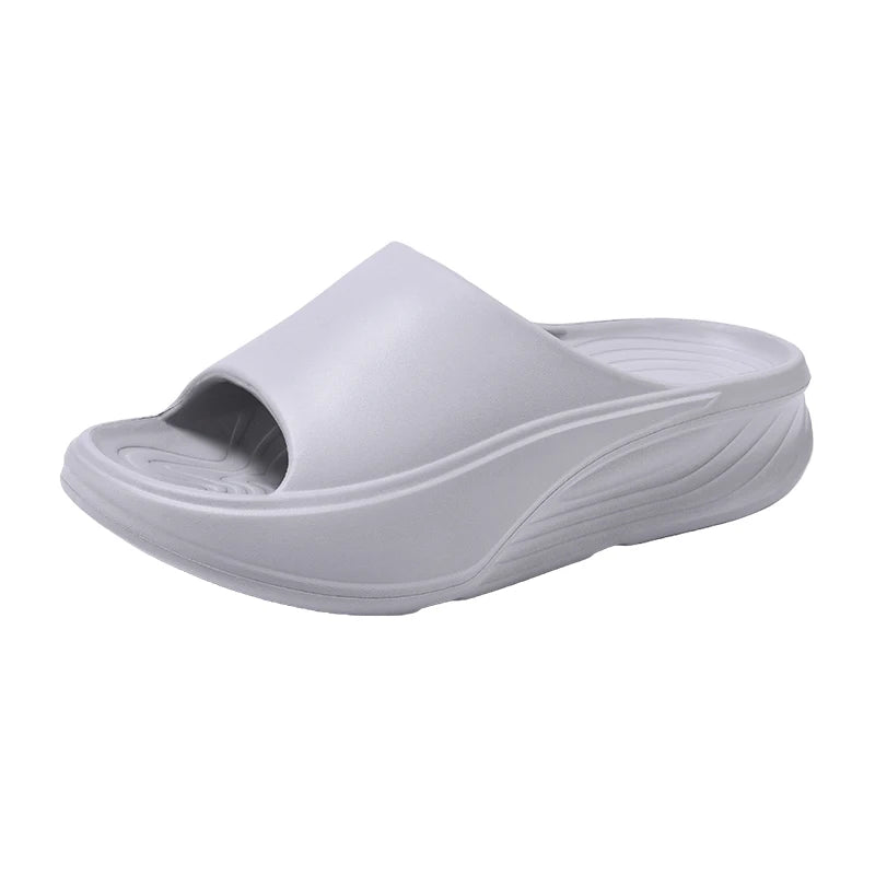 Men's New Summer Flip-Flops Outdoor Thick-Soled Non-Slip Sports Trendy Wading Wear-Resistant Beach Slippers