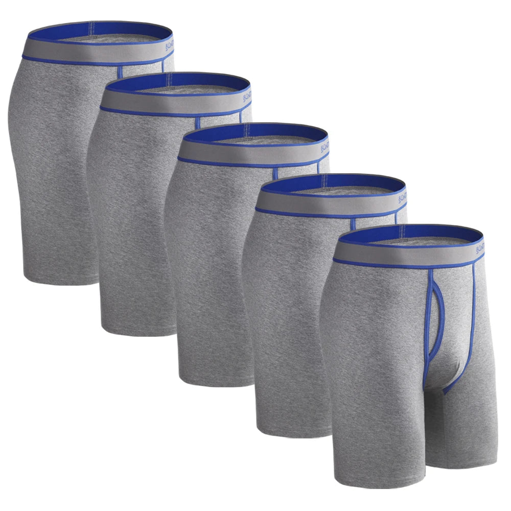 Men Long Underwear - Cotton underwear / 5pcs