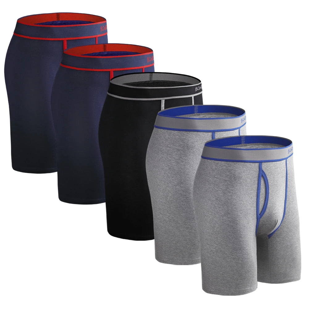 Men Long Underwear - Cotton underwear / 5pcs