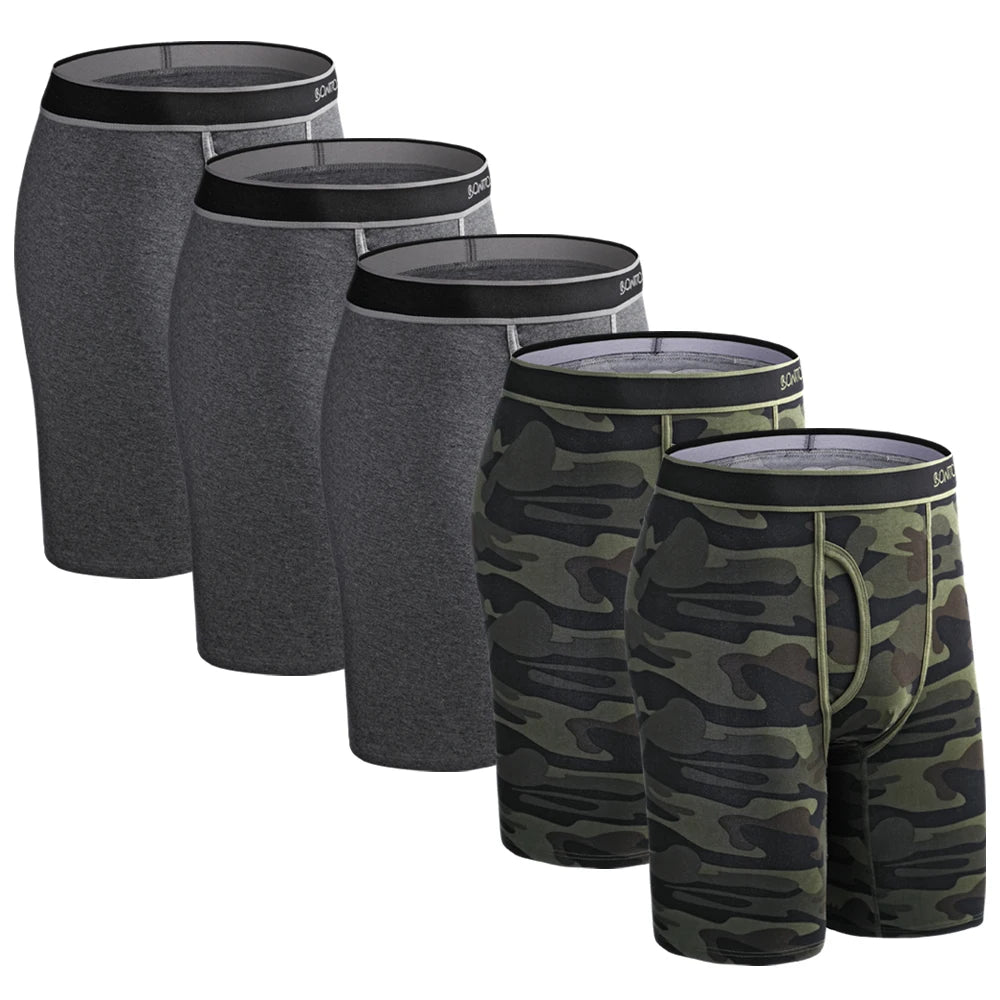 Men Long Underwear - Cotton underwear / 5pcs