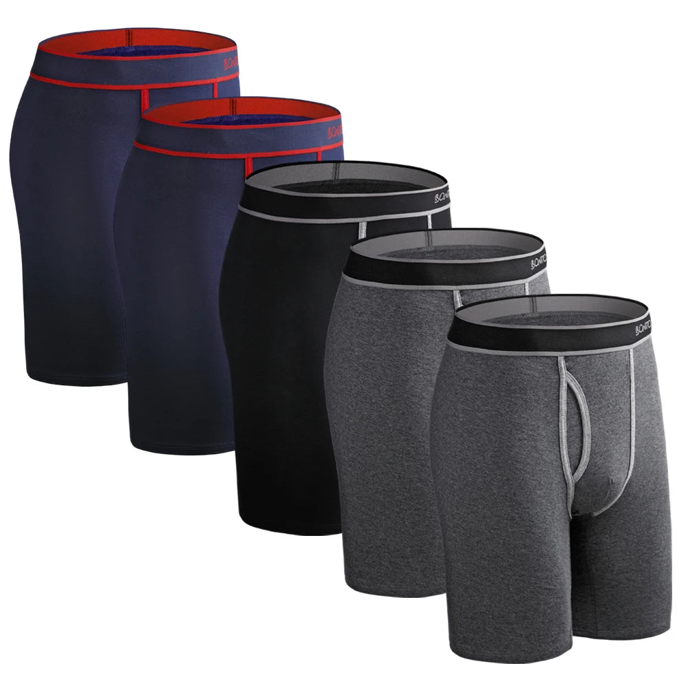 Men Long Underwear - Cotton underwear / 5pcs