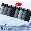 Men Underwear Panties - Ice Silk Male Underpants /8pcs