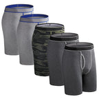 Men Long Underwear - Cotton underwear / 5pcs