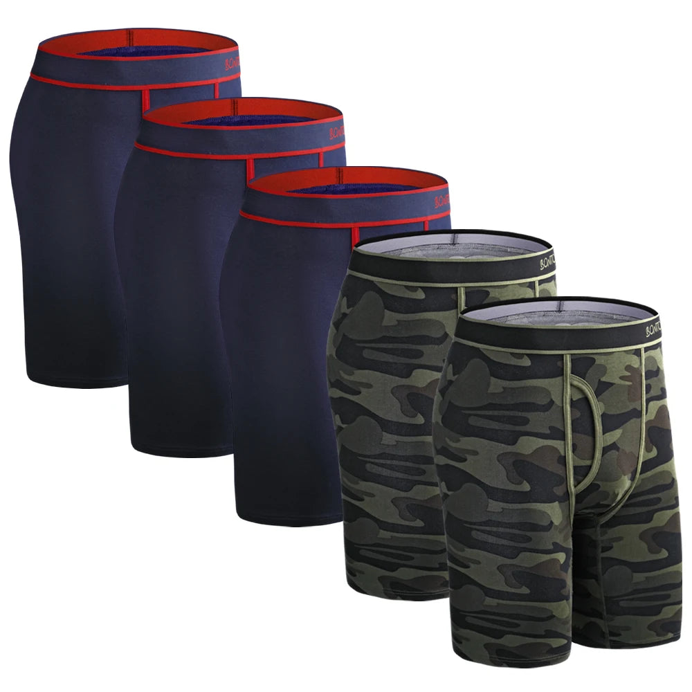 Men Long Underwear - Cotton underwear / 5pcs