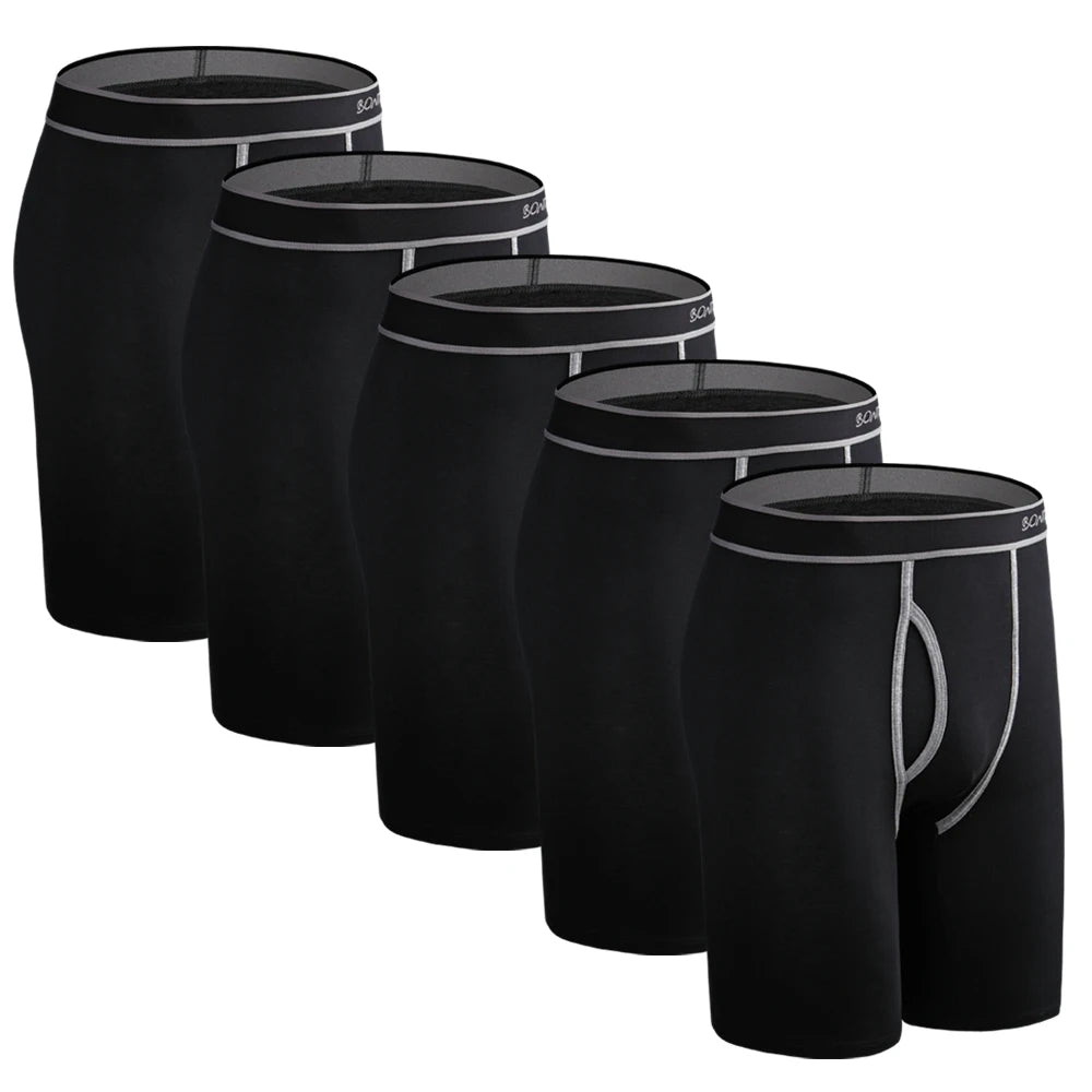 Men Long Underwear - Cotton underwear / 5pcs