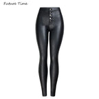 Women Jeans "Women Sexy Pu Leather Black Jeans Pencil Pants High Wasit"