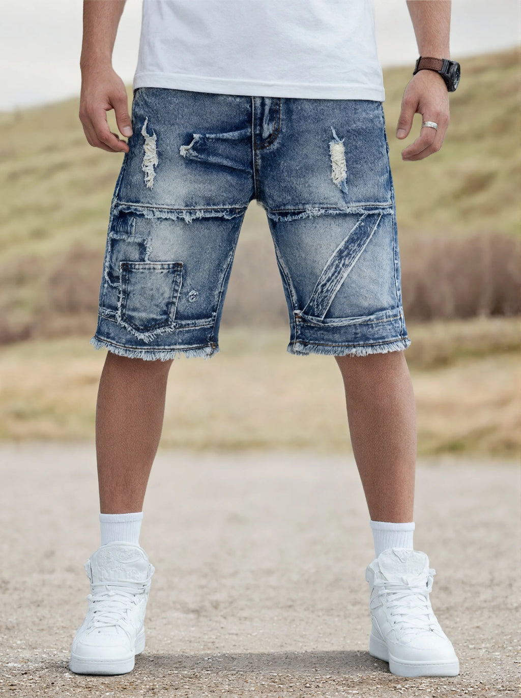 Men Short "Casual Spring/Summer Denim Shorts"