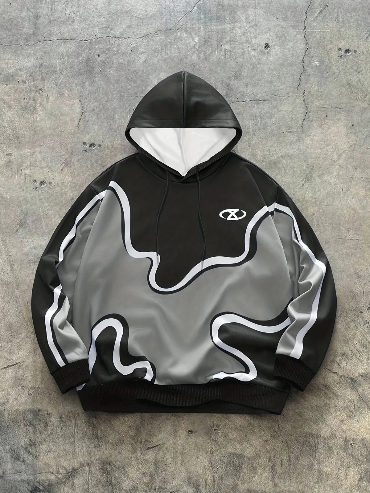 Men Hoodies & Sweatshirt "Hooded Sweatshirt with 3D Print"