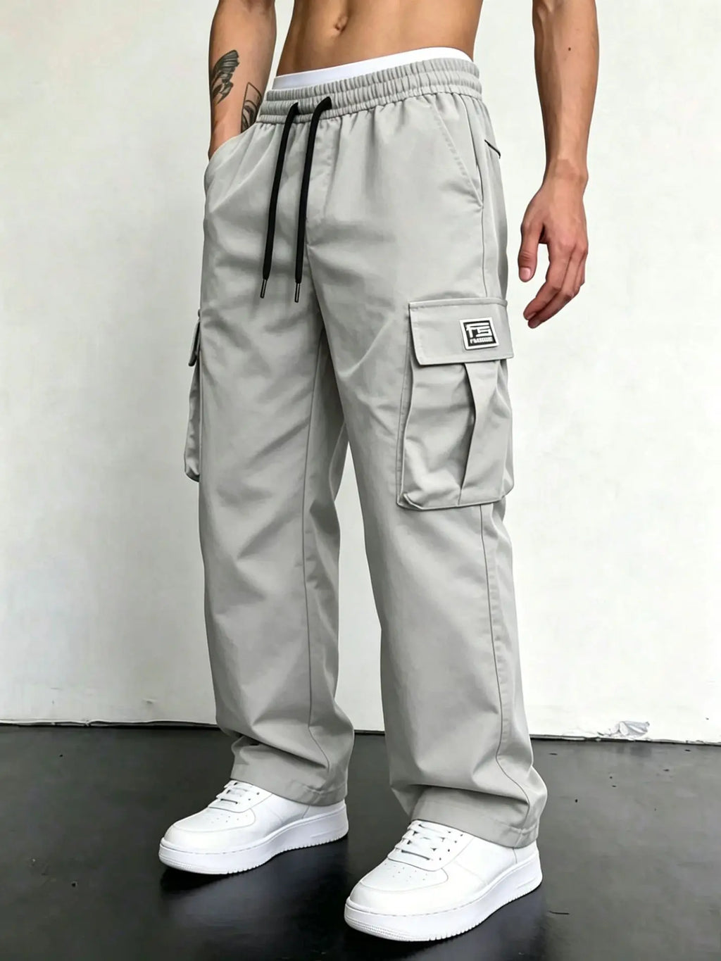 Men Cargo Pants "Male Army Green"