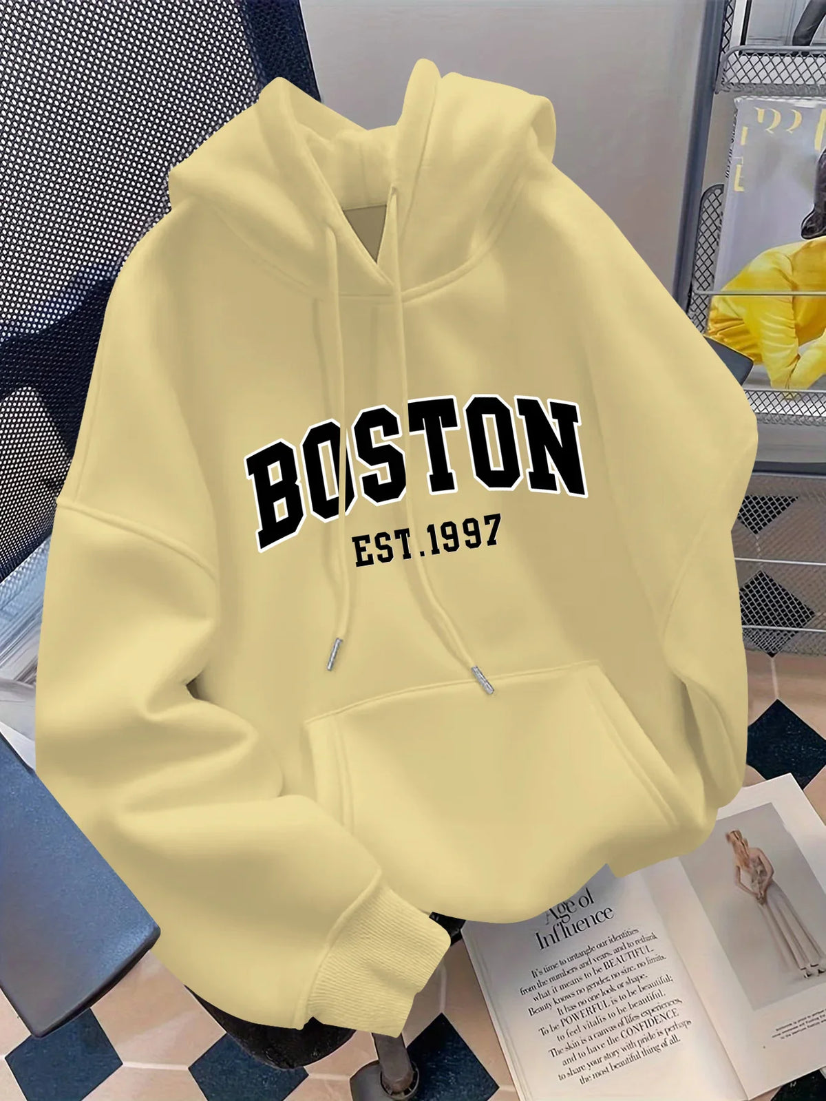 Men Hoodie Sweatshirt "Boston EST 1997"