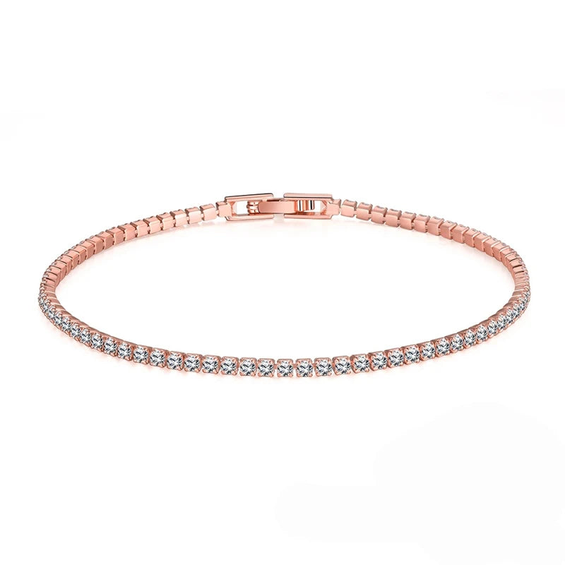 Unisex Jewelry & Accessory "3mm 4mm D Color Moissanite Tennis Bracelet Full Diamond GRA 925 Sterling Silver Wedding Jewelry Bracelets"