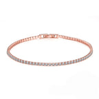 Unisex Jewelry & Accessory "3mm 4mm D Color Moissanite Tennis Bracelet Full Diamond GRA 925 Sterling Silver Wedding Jewelry Bracelets"