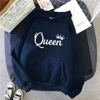 Women Sweaters & Hoodies"Outdoors Sports Jogging Clothing Autumn Winter Fashion Streetwear Queen Printing Women's Hoodies Casual Sweatshirt Pullover Tops"
