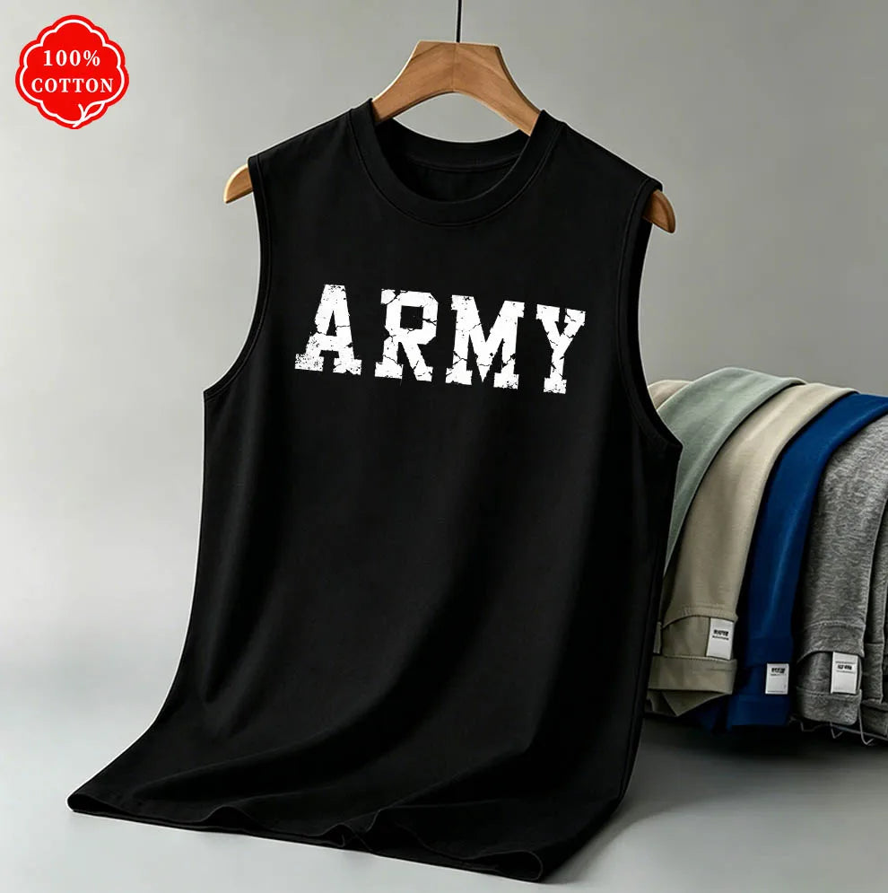 Men Tank Shirt "Army Vintage"