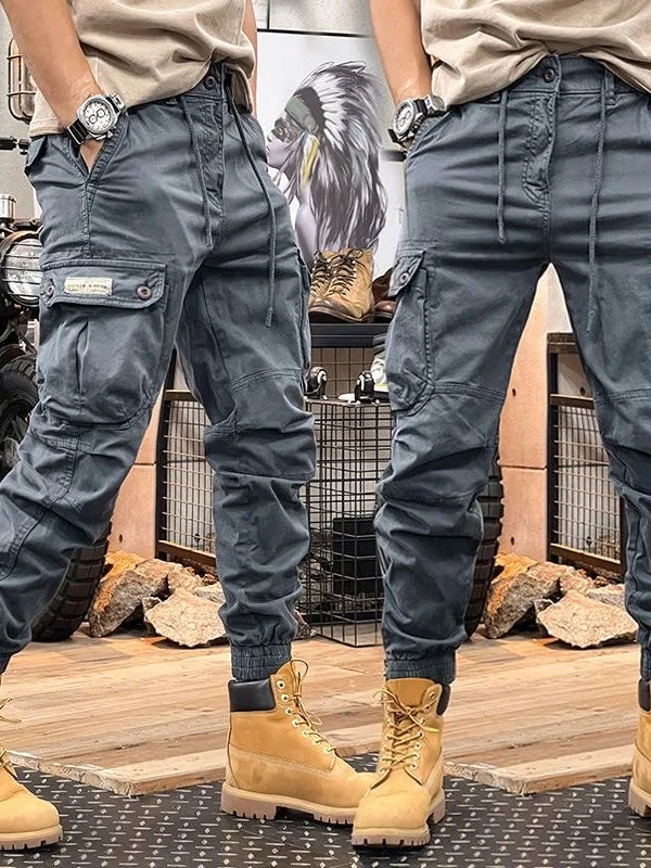 Men Cargo Pants "Fall Heavyweight Pure Cotton"