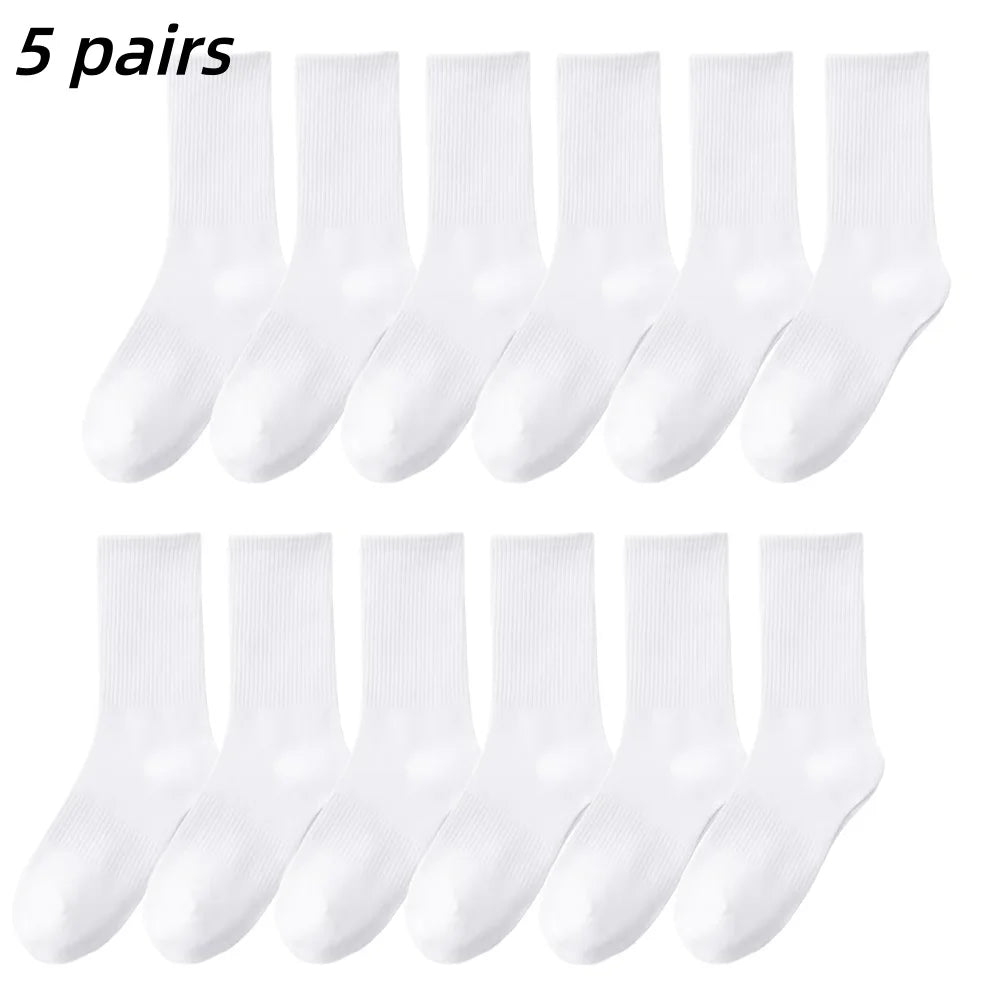 Men's Socks "Elastic Hosiery" 5Pairs