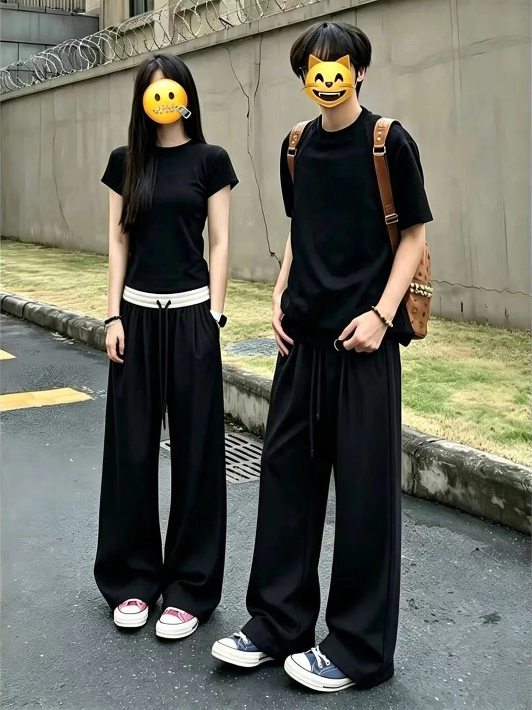 Women Trouser "High Waist Fleece Lined Thickened Wide Leg Pants Casual Straight Cut Sports Trousers"