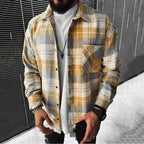 Men Shirt "Flannel Shirt Jacket "
