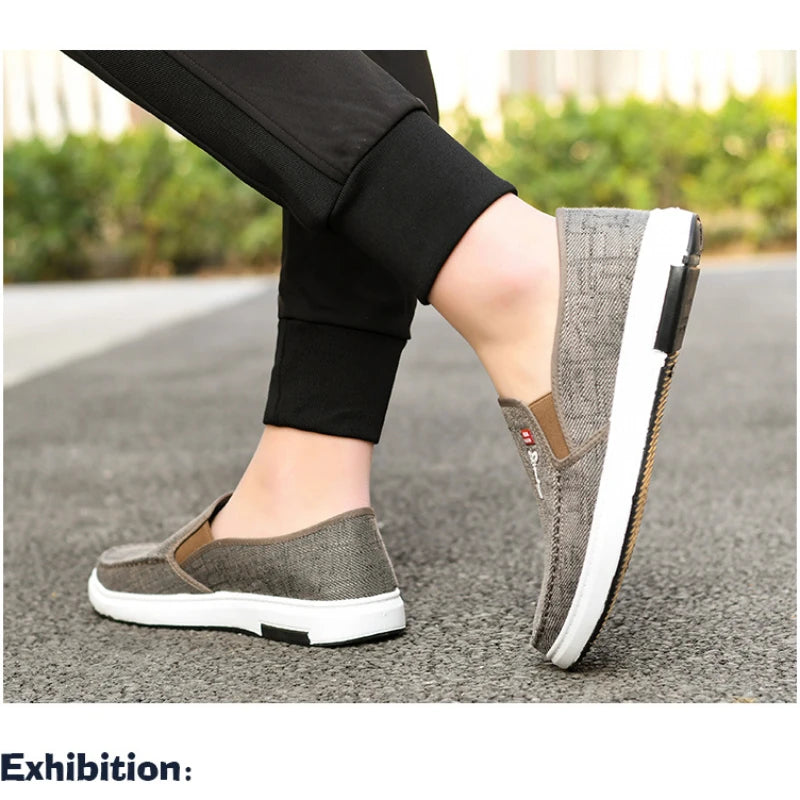 Men's Oxford Sneakers Canvas Lightweight Breathable Soft Sole Affordable Free Shipping Shoes