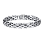 Men Jewelry & Accessory "Vnox Stylish Strap Chain Bracelets for Men"