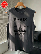 Men Tank Shirt "Paris Tour Eiffel"