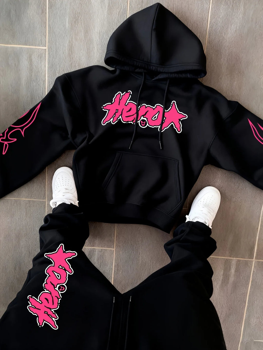 Men Matching Set "2026 Autumn/Winter Best-selling Streetwear Men's Comfortable Casual"