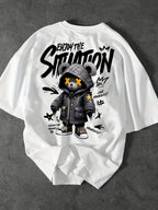 Men T-Shirt"Enjoy The Situation Teddy Bear"