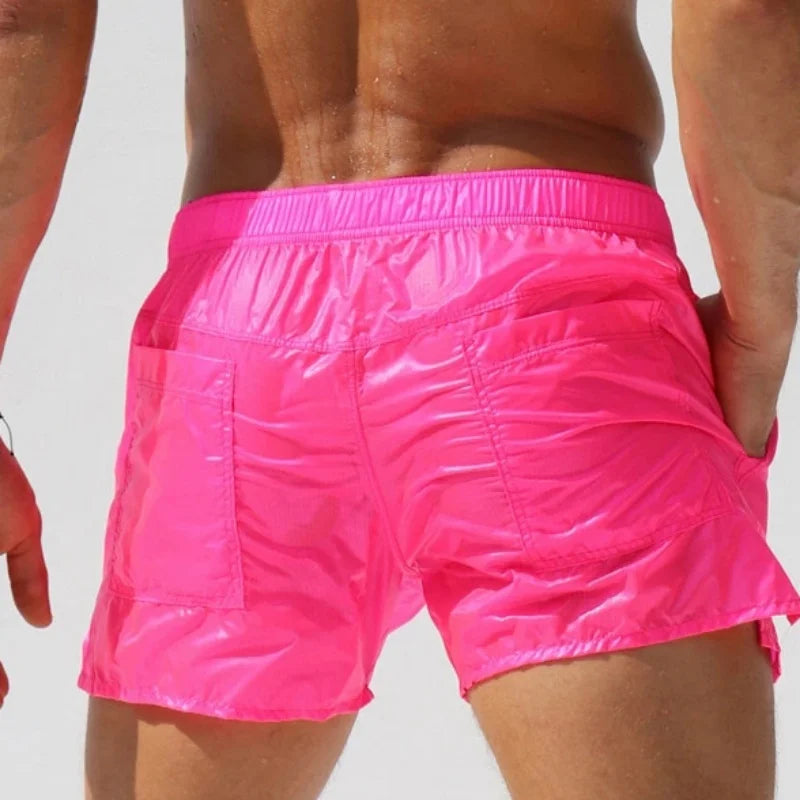 Men's Transparent Summer Sexy Swimwear Boxer