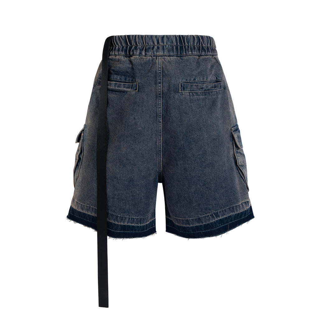 Men Short "Ro Style Ribbons Streetwear Multi-pockets Cargo Short"