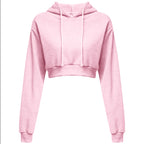 Women Sweaters & Hoodies "New Fashion Women Hoodie Sweatshirt Short Top Coat Sport Pullover"