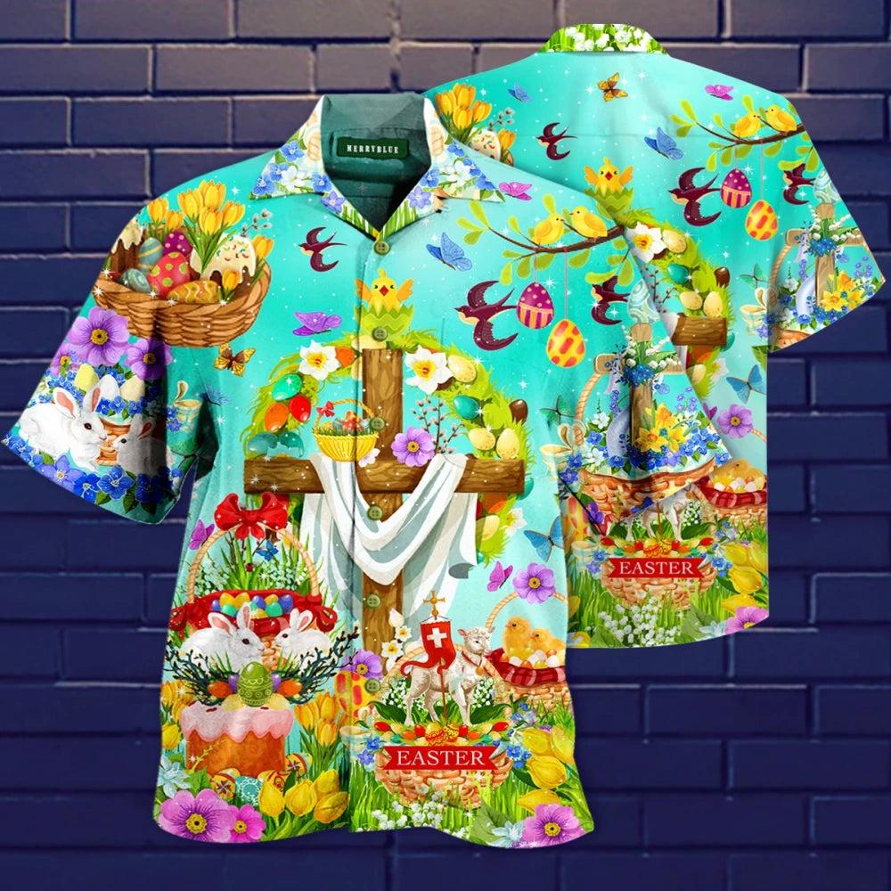 Men's Shirt Vocation Bus 3d Print Shirt Men Fashion Shirts Single-Breasted Short Sleeve Hawaiian Shirt Beach Dart Blouse Clothes