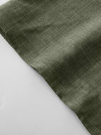 Men Matching Set "Minimalist Pocket Embroidery Set, Textured Short Sleeve Shirt & Pants"