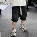 Men Short "Ro Style Ribbons Streetwear Multi-pockets Cargo Short"