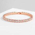 Unisex Jewelry & Accessory "3mm 4mm D Color Moissanite Tennis Bracelet Full Diamond GRA 925 Sterling Silver Wedding Jewelry Bracelets"