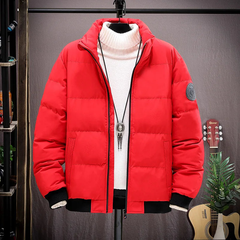 Men Down Coat"Winter Puffer Jacket Thick Warm Cotton Padded"