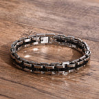 Men Jewelry & Accessory "Vnox Stylish Strap Chain Bracelets for Men"