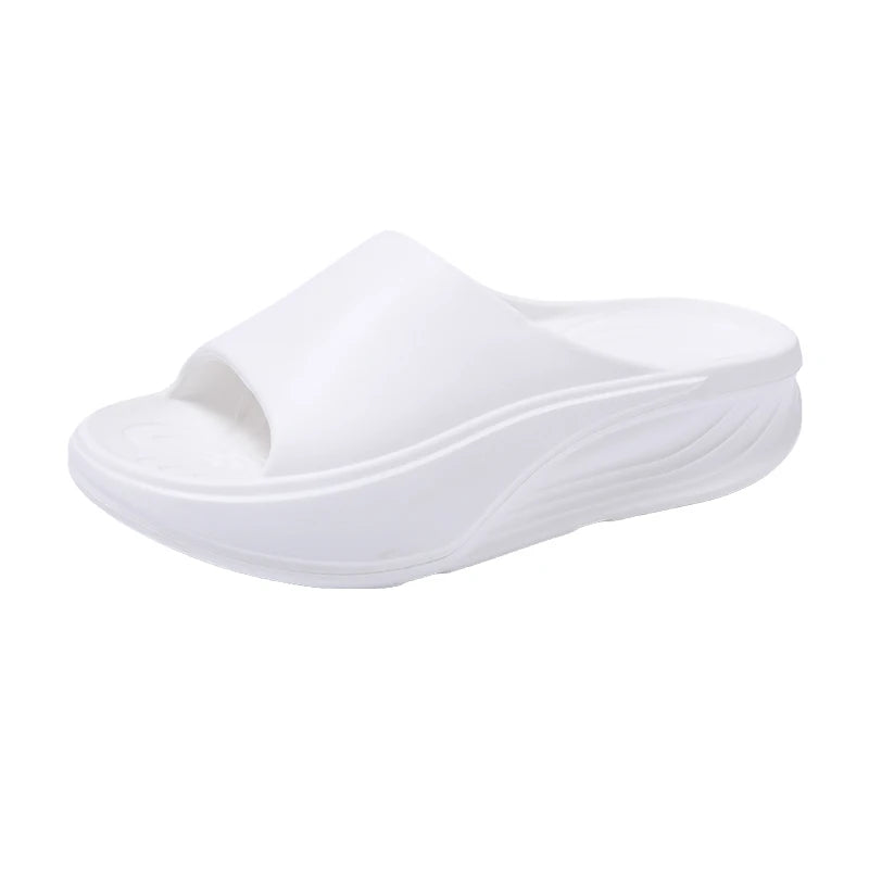 Men's New Summer Flip-Flops Outdoor Thick-Soled Non-Slip Sports Trendy Wading Wear-Resistant Beach Slippers