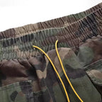 Men Short "Multi Pocket Camouflage Drawstring Jeans"