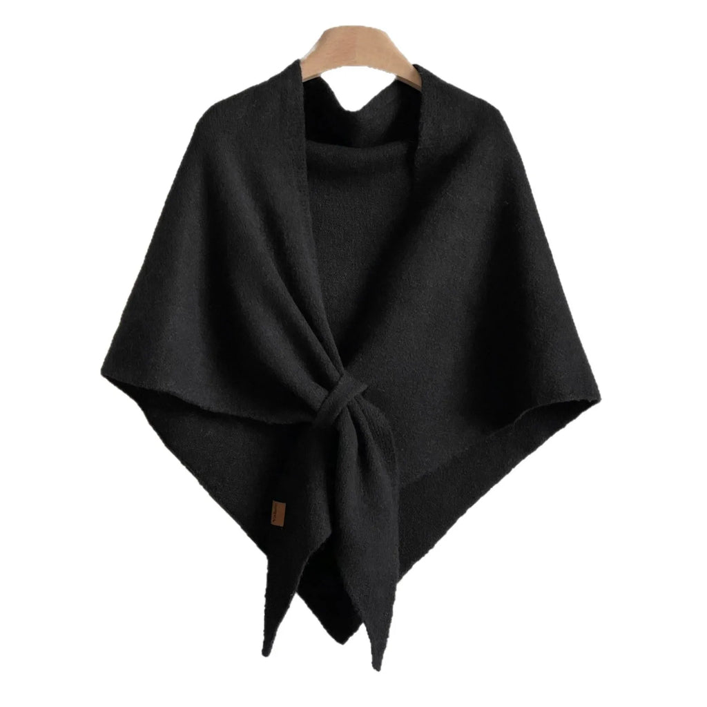 Women Coat & Jacket "Luxury Faux Cashmere Triangle Shawl Cape"