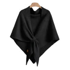 Women Coat & Jacket "Luxury Faux Cashmere Triangle Shawl Cape"