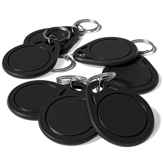 NFC tag Ntag215 black keychain rewritable NFC business card programmable 504 byte memory,compatible with Android and iPhone