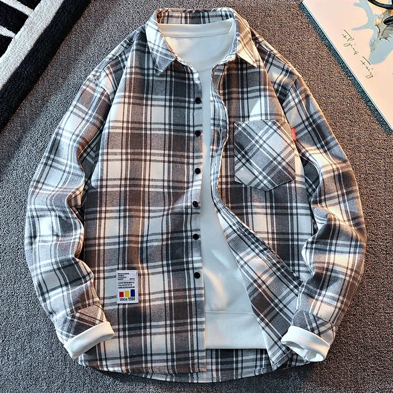 Men Shirt "Grid Check Flannel"