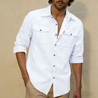 Men Shirt "Casual Shirt Double Chest Pocket"