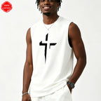 Men Tank Shirt "with Cross"