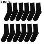 Men's Socks "Elastic Hosiery" 5Pairs