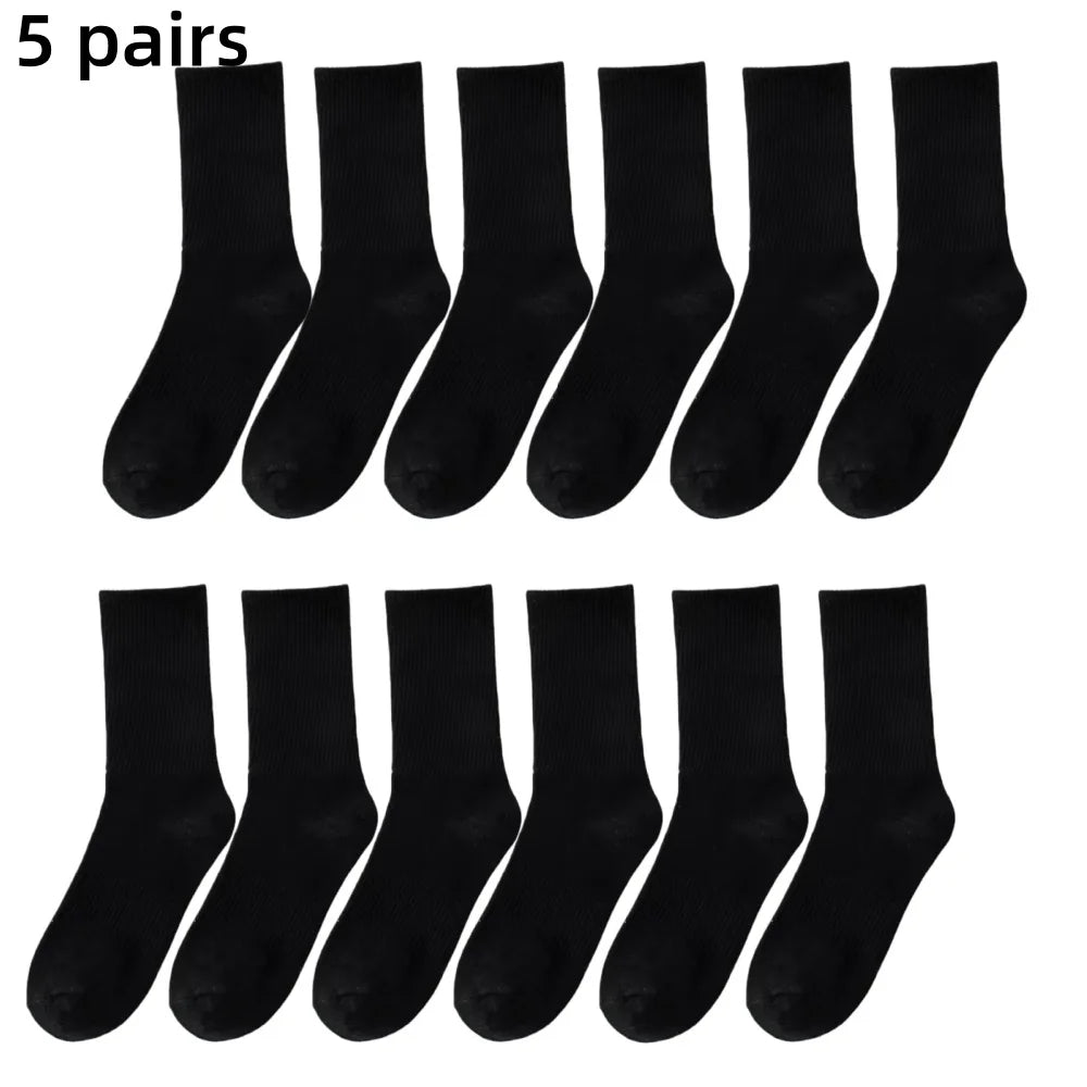 Men's Socks "Elastic Hosiery" 5Pairs