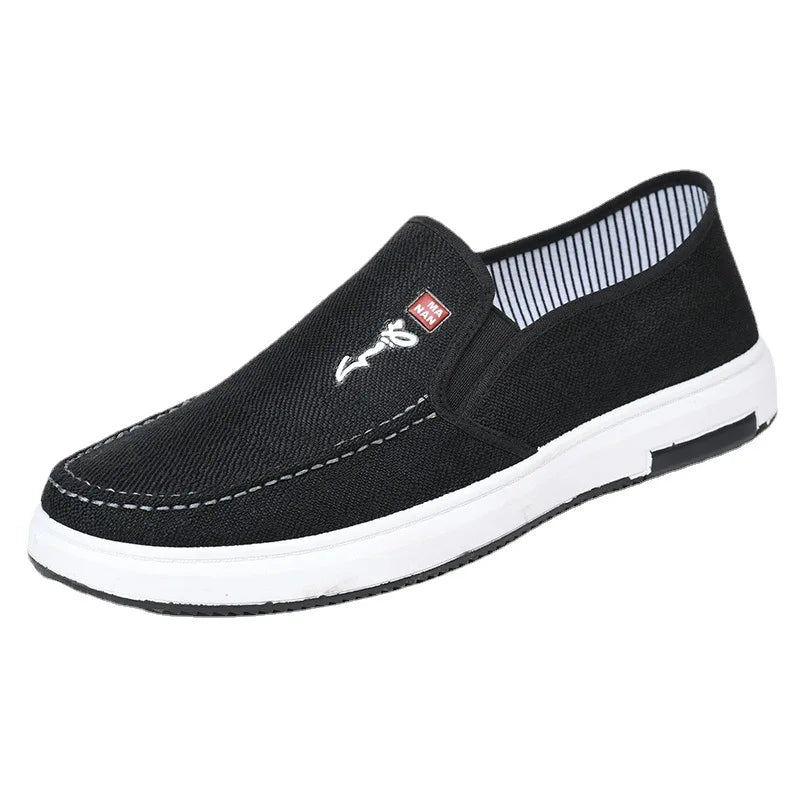 Men's Oxford Sneakers Canvas Lightweight Breathable Soft Sole Affordable Free Shipping Shoes