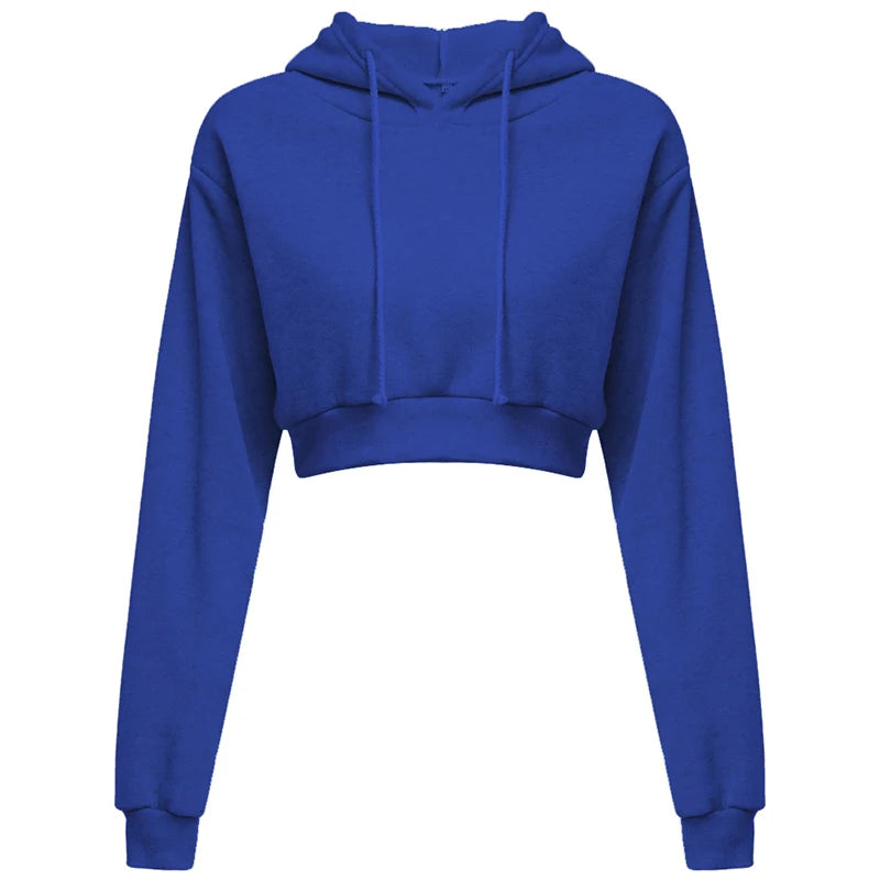Women Sweaters & Hoodies "New Fashion Women Hoodie Sweatshirt Short Top Coat Sport Pullover"