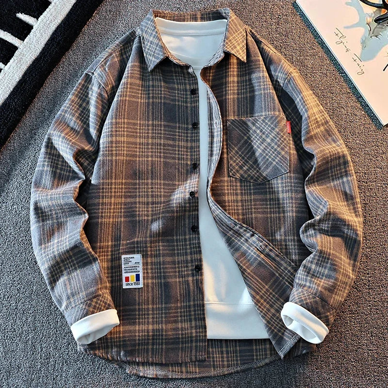 Men Shirt "Grid Check Flannel"